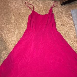 hot pink cami dress